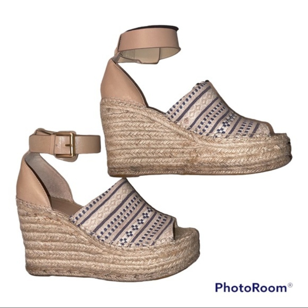 MARC FISHER Adeline Espadrille Wedge Sandals